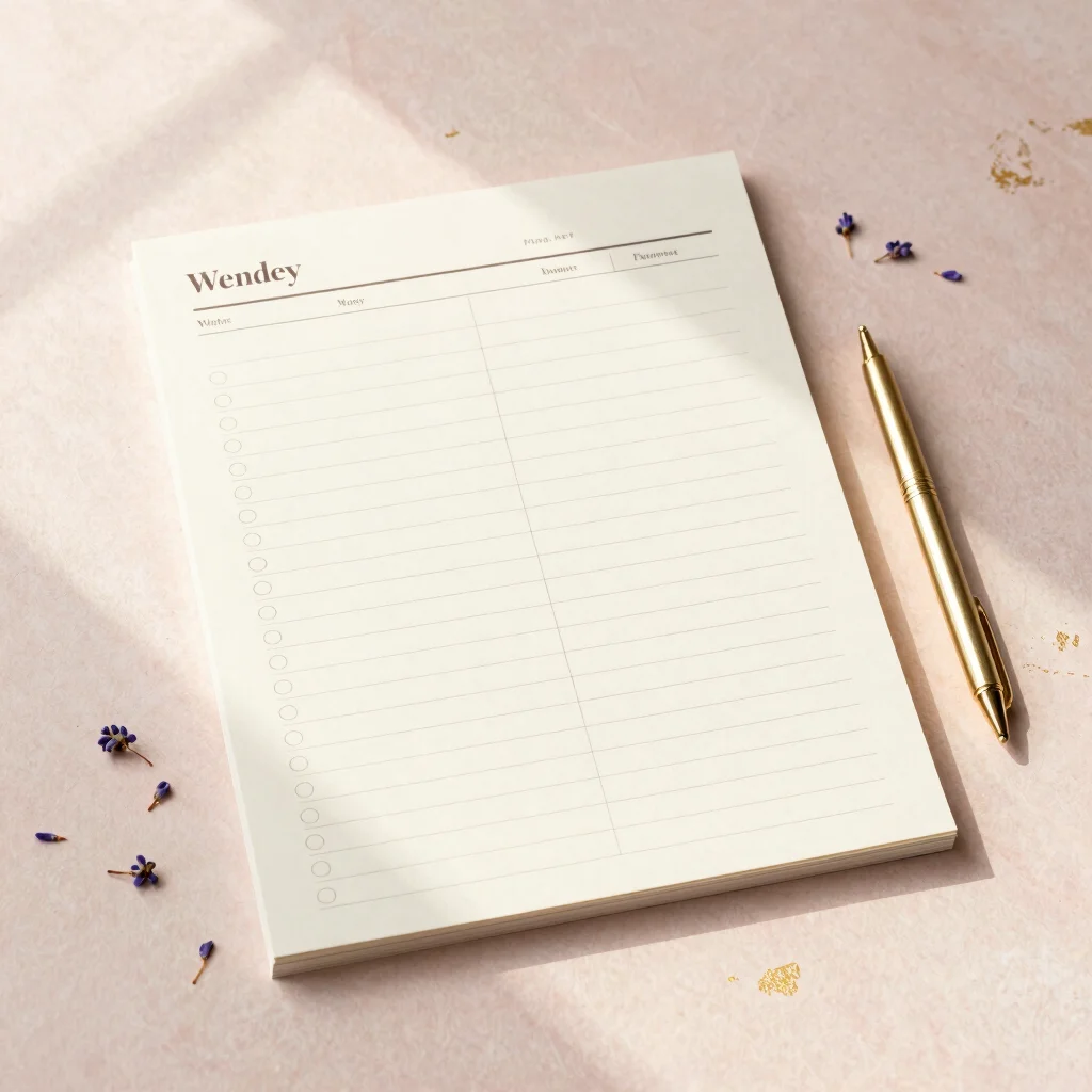 Enchanted Floral Weekly Planner Printable